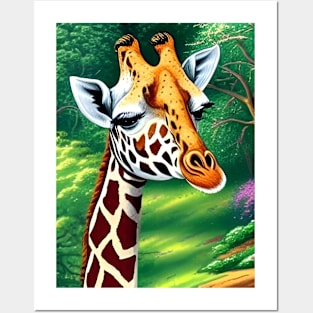 Giraffe Posters and Art